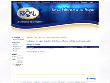 Tablet Screenshot of colchonesregal.empleate.com