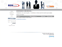 Tablet Screenshot of bsnmedical.empleate.com