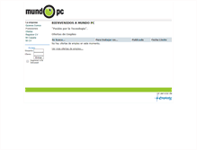 Tablet Screenshot of mundopc.empleate.com